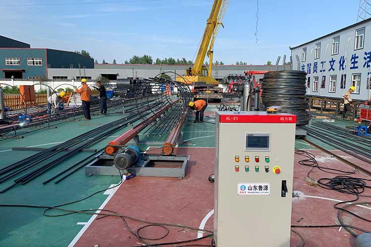 鋼筋籠繞絲機功率低總功率不到15KW，同步工作不到5KW，節能而且不影響總電容的配比